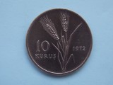 10 KURUS 1972 TURCIA-COMEMORATIVA