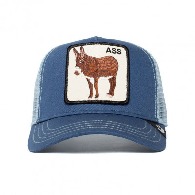 Sapca Goorin Brothers Trucker The Ass Albastru- Cod 77564 foto