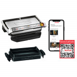 Gratar electric Tefal OptiGrill+ XL Snacking Baking GC724D12, 2000 W