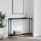 Gossi masuta consola, negru, 100x22,5x75 cm, lemn compozit