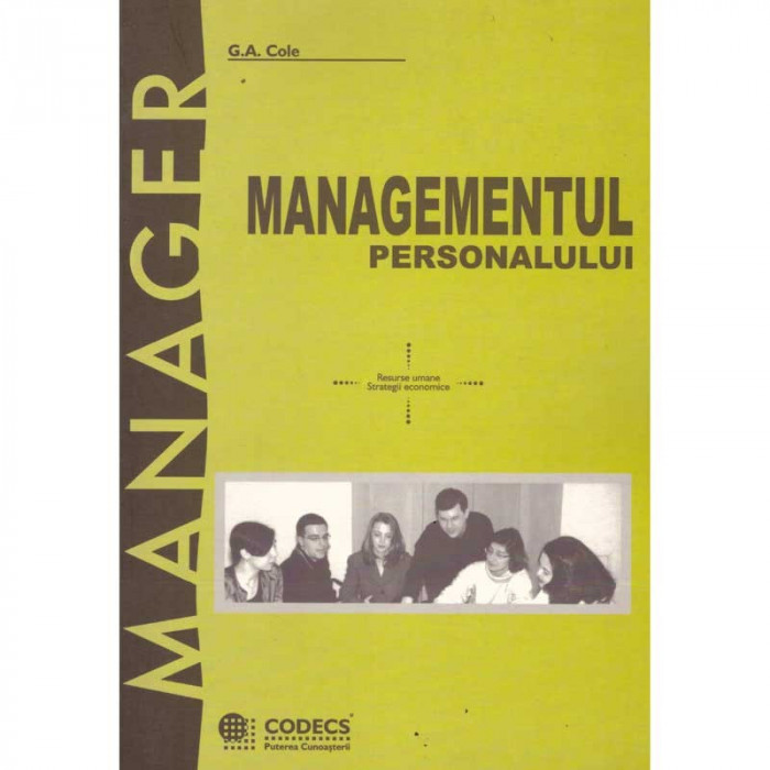 Gerald Cole - Managementul personalului - 116729