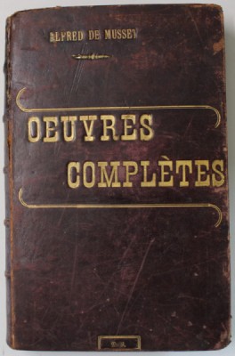 ALFRED DE MUSSET , OEUVRES COMPLETES , 1909 foto
