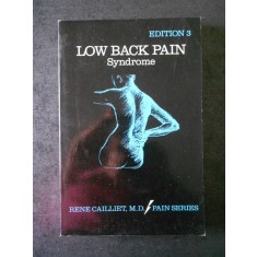 RENE CAILLIET - LOW BACK PAIN SYNDROME
