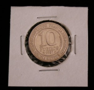 M3 C50 - Moneda foarte veche - Franta - 10 franci - comemorativa - 1987 foto