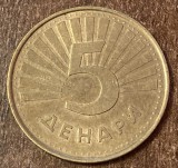 C50 - Moneda foarte veche - Macedonia - 5 dinarI - 2008