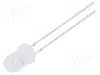Dioda LED, 5mm, alb rece, 5800mcd, 14mA, 12V, OPTOSUPPLY - OSW5DK5A32A-CRLED14