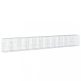 Cumpara ieftin Cos gabion cu capac, 1100x100x150 cm, fier galvanizat
