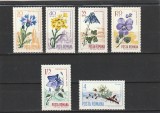ROMANIA 1967 LP 649 FLORA CARPATINA SERIE MNH NESTAMPILATA