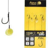 Carlige Legate SELECT BAITS FH4 Method Feeder Bait Band Rig 6mm, Nr.12, 7.5cm, 3buc/pac