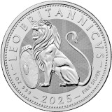 Royal Mint - Leo Britanicus 2025 - 1OZ .999 Argint Bullion 2 Pounds