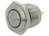 Comutator Anti-Vandalism SPST-NO Roșu 2A/36VDC IP65
