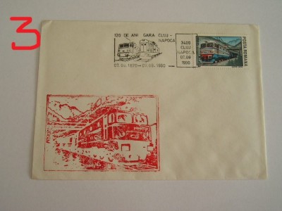 D11 - 1990 - tematica transporturi - CFR - Romania foto