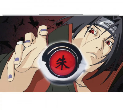 Inel naruto marimea 7-8 akatsuki itachi foto