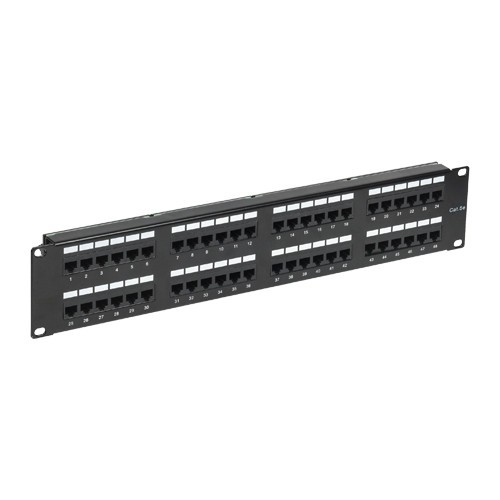 Patch Panel 2U&#039;UTP cat5e&#039;48 porturi RJ45 - ASYTECH Networking ASY-PP-UTP5E-48 SafetyGuard Surveillance
