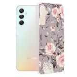 Cumpara ieftin Husa pentru Samsung Galaxy A34 5G, Techsuit Marble Series, Bloom of Ruth Gray