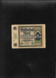 Rar! Germania 5000 5.000 marci mark 1922 16 sept seria858588 Spinelli uzata