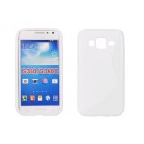 Husa Silicon S-line Sam Galaxy Core Prime G360 Alb