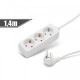 Prelungitor triplu, 3x1 mm&sup2;, 1,4m
