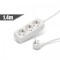Prelungitor triplu, 3x1 mm&sup2;, 1,4m