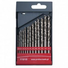 Set burghie metal HSS 135 in casetaI 1.5-6.5mm 13 piese PROLINE