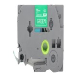 1 pachet etichetă laminată alb pe verde compatibilă pentru imprimanta de etichete Brother P-Touch TZ-745 TZe-7