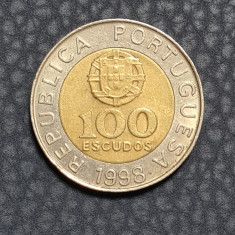 Portugalia 100 escudos 1998 Pedro Nunes