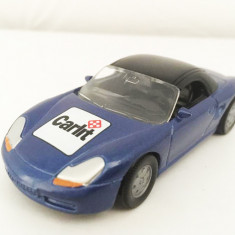 * Masinuta Siku Porsche Boxster 0849 Carlit, albastra, metal, 8 cm