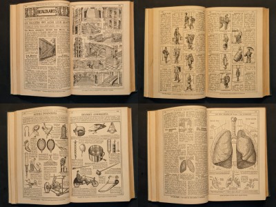 vechi 1934 ALMANAHUL HACHETTE bogat ilustrat 604 pag. Mica Enciclopedie Populara foto