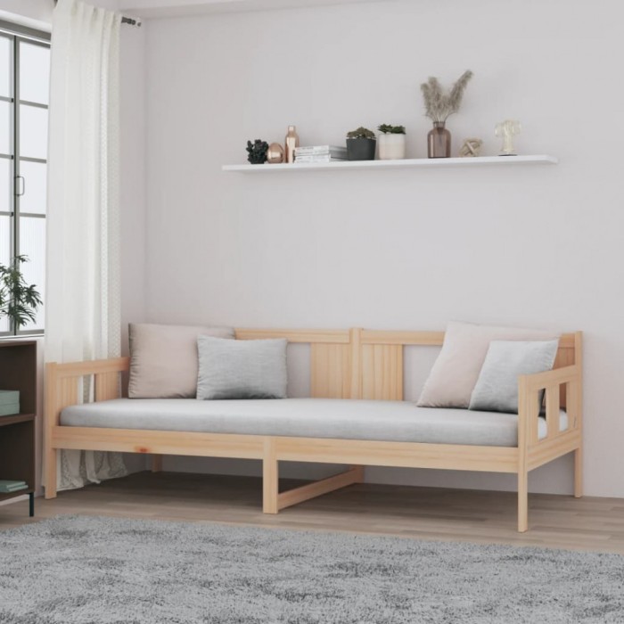Gossi pat de zi, 90x200 cm, lemn masiv de pin