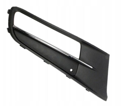 Grila bara Vw Sharan (7n) 04.2010-, Fata partea Dreapta, Cu gaura pentru proiector, cu ornament cromat, 7N0853666A foto