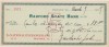 CHECK RADFORD STATE BANK 1917 XF WTMK