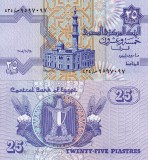 Egipt 25 Piastres, 28 Octombrie 2008, UNC, Bancnota Straina Africa, Numismatica