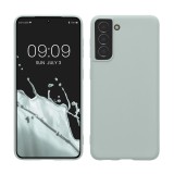 Husa Kwmobile pentru Samsung Galaxy S21, Verde deschis, Silicon, KWM000012BS035C, Carcasa