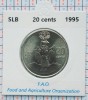 Solomon 20 cents 1995 UNC tiraj 20.000 - cartonas personalizat - km 82 - A015, Australia si Oceania