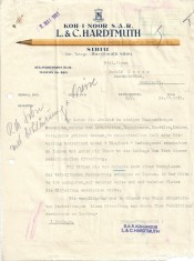 A3043N Act cu antet Koh-I-Noor SAR, L &amp; C Hardtmuth, Sibiu, 1931