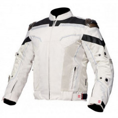 Geaca moto textil Adrenaline Virgo, gri, marime S