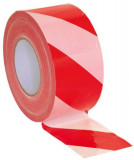 Rola banda delimitare santier rosu/ alb 5cm X 200m