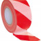 Rola banda delimitare santier rosu/alb 5cm X 200m