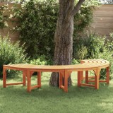 Cumpara ieftin Bancă cu arbori Maro 160 x 160 x 45cm Lemn masiv de eucalipt