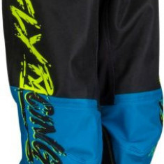 Pantaloni Off-Road Fly Racing Youth Kinetic Khaos Negru / Albastru / Galben Marimea 24 FLY 376-43224