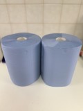 Cumpara ieftin Set 2 role hartie industriale albastre 3 straturi 180 m rola 36x36cm CELTEX