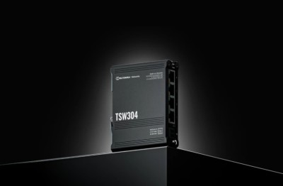 TELTONIKA 4PORT UNMANAGED DIN RAIL SWITCH TSW304, Interfata: 4 x foto