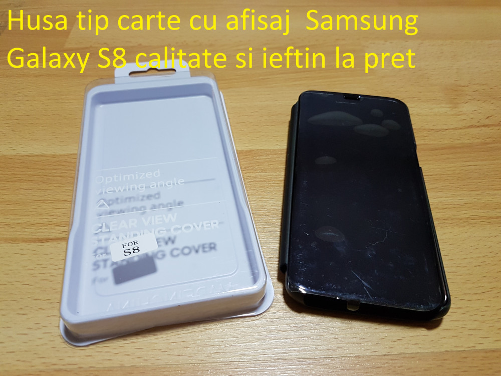 Siblings poets Until Husa tip carte cu afisaj Samsung Galaxy S8 calitate si ieftin la pret, Alt  model telefon Samsung, Plastic | Okazii.ro