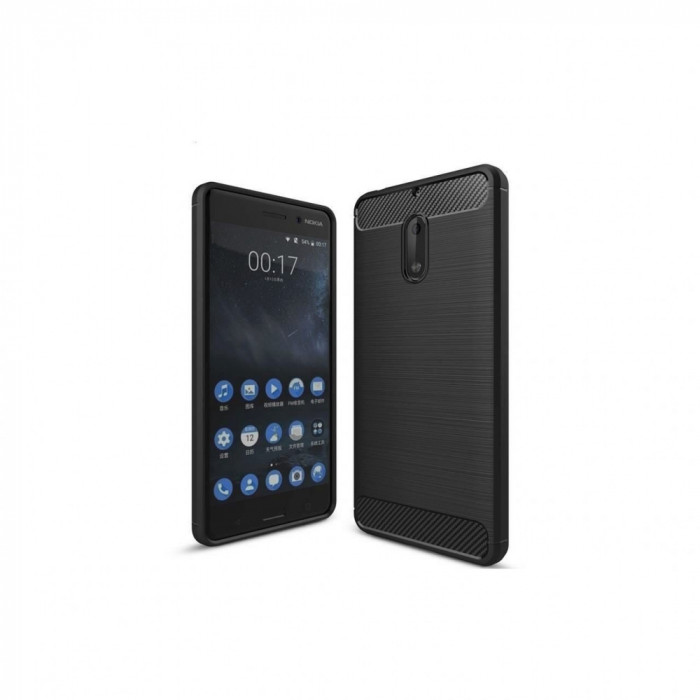 Husa Nokia 5 (2017) - iberry Carbon Negru