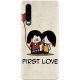 Husa silicon pentru Huawei P30, First Love Great Lock Screen