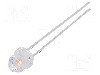 Dioda LED, 3mm, galben/albastru, {{Luminozitate}}, 20mA, 2,1...2,6/2,9...3,4V, OPTOSUPPLY - OSYBP23132A