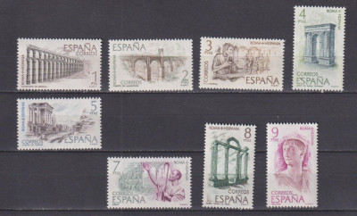 SPANIA ARTA 1974 MI: 2079-2086 MNH foto
