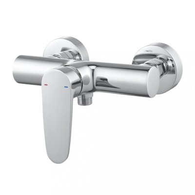 Baterie cada/dus GoodHome Cavally, monocomanda, cartus ceramic 35 mm, design modern foto