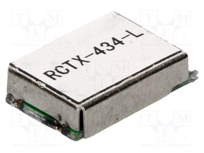 Modul RF emiţător AM ASK,OOK 433,92MHz 11dBm SMD RADIOCONTROLLI foto