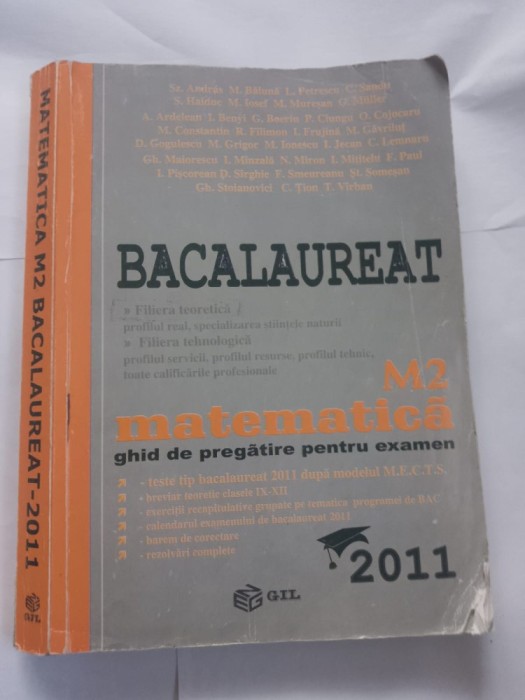 Carte bacalaureat m2 matecatica 2011